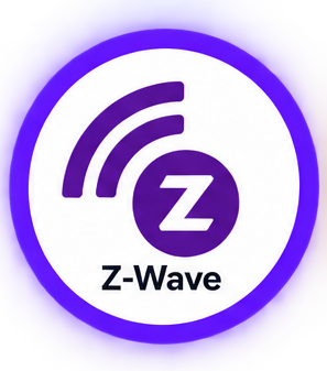 Connects via Z-Wave